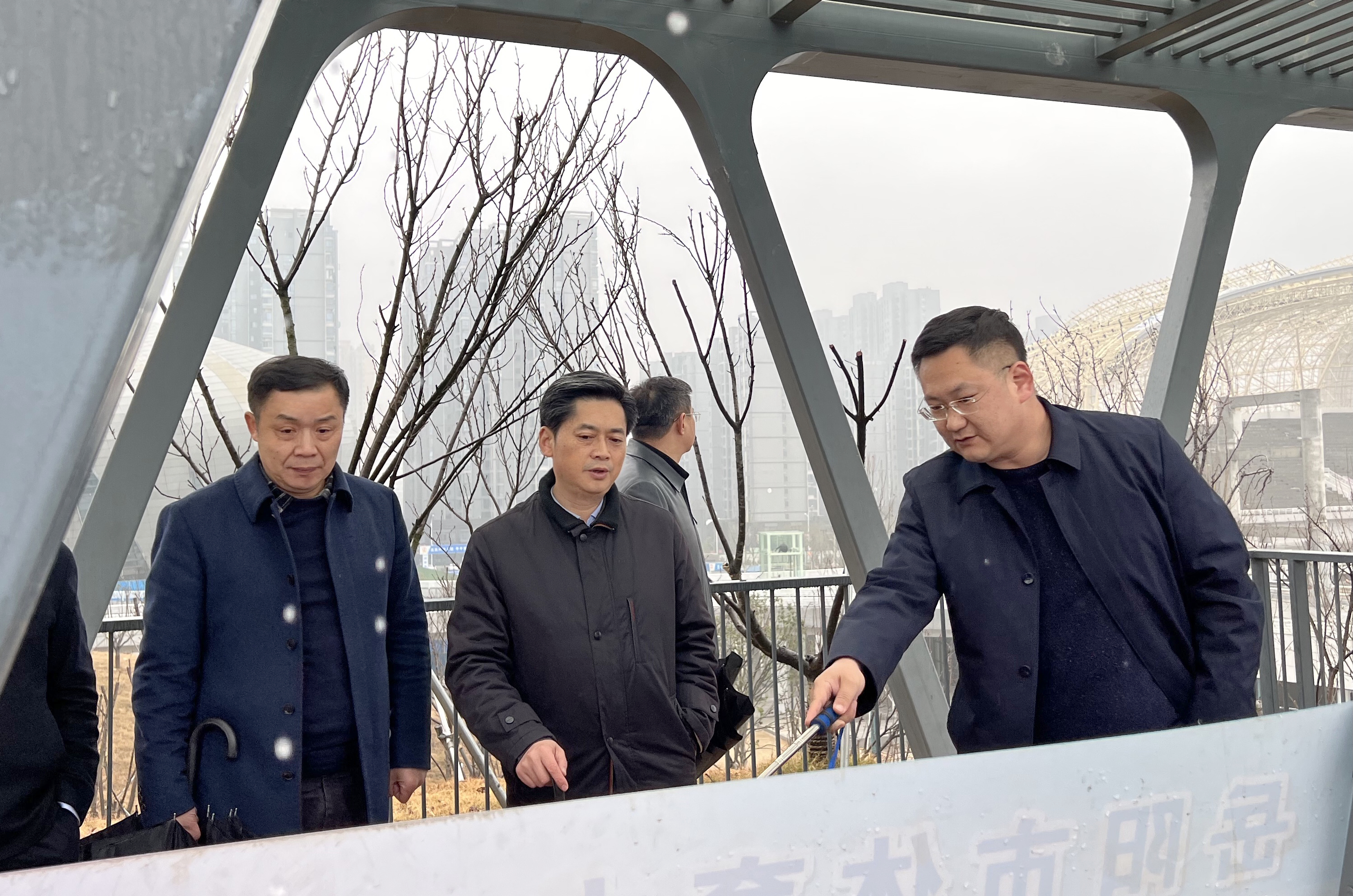 1月24日下午，趙岳平率隊調(diào)研省運會場館建設工作.jpg